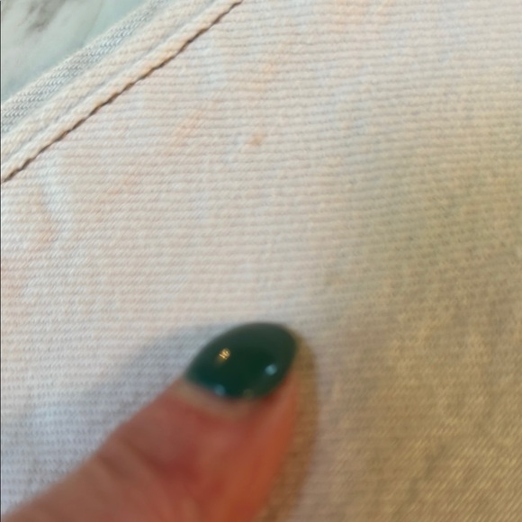 J Brand JOAN Cuffed Cream Ankle Cropped Jeans - Picture 10 of 10